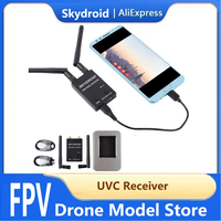 Skydroid UVC Single /Dual Antenna Control Receiver OTG 150CH 5.8G Full Channel FPV Receiver W/Audio for Android Smart Phone PC M