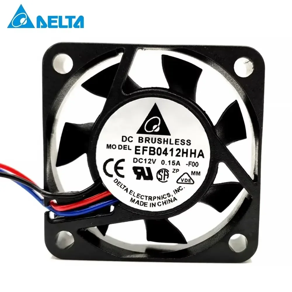

For NEW EFB0412HHA DC 12V 0.15a 40X40X10mm 4cm 40MM cooler fan