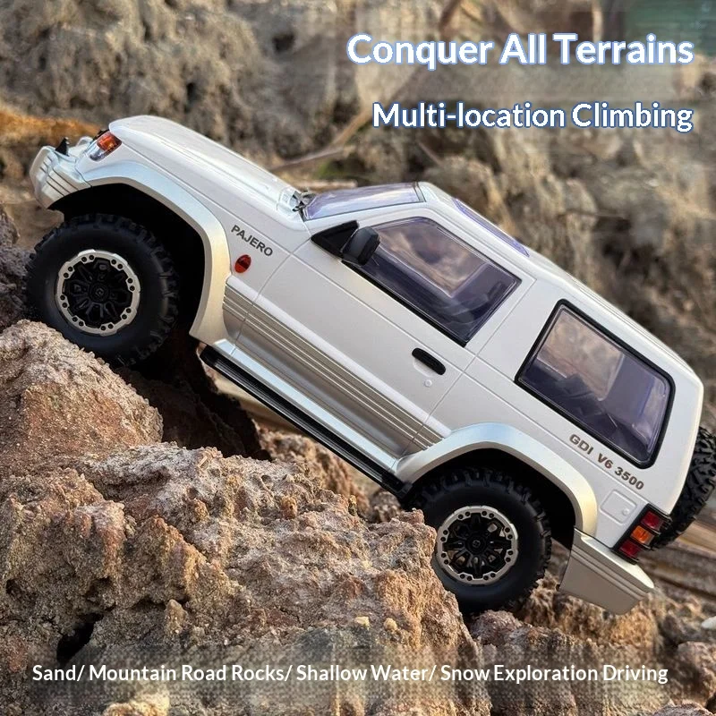 Landa Technology Ld1297s Simulation 1:14 Pajero Dual Speed Gearbox Climbing Off-Road Remote Control Vehicle