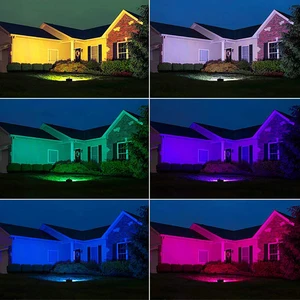 Đèn chiếu sáng ngoài trời LED RGB, máy chiếu phản chiếu, đèn, ánh sáng vườn, Spotlight, AC 220V, 110V, 20W, 30W, 50W, 100W, IP68 8 Máy chiếu bán hàng chính LED 50W - №4