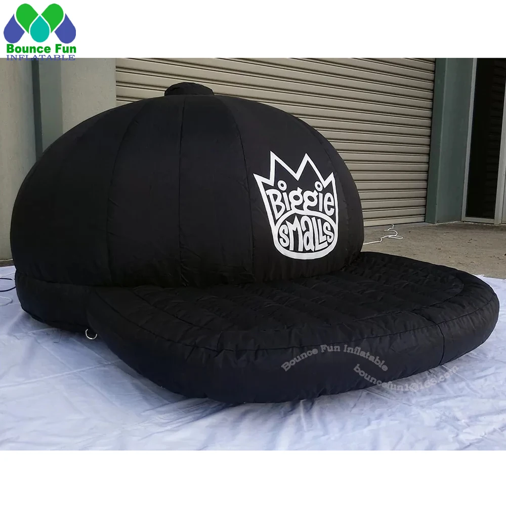 Customized Giant Inflatable Hat Replica With Blower For Outdoor Display Party