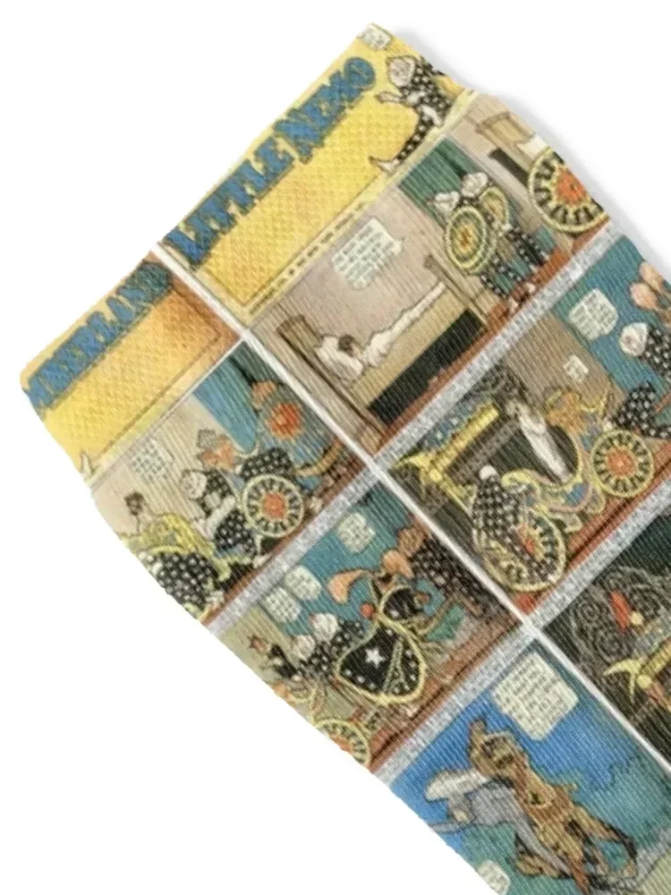 Little Nemo in Slumberland Socks men cotton high quality cute cycling custom Male Socks Women's