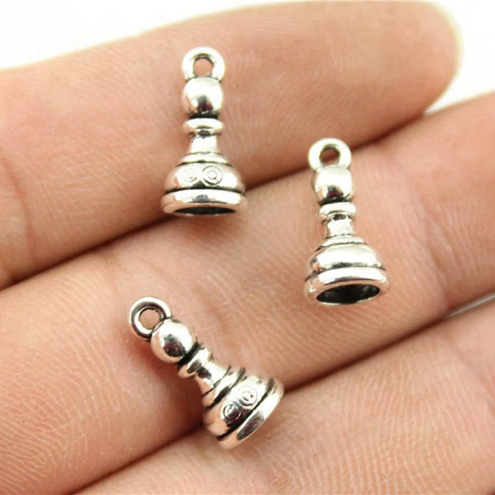 Supplies For Jewelry Chess Pawn Charms Items Accessories 12pcs