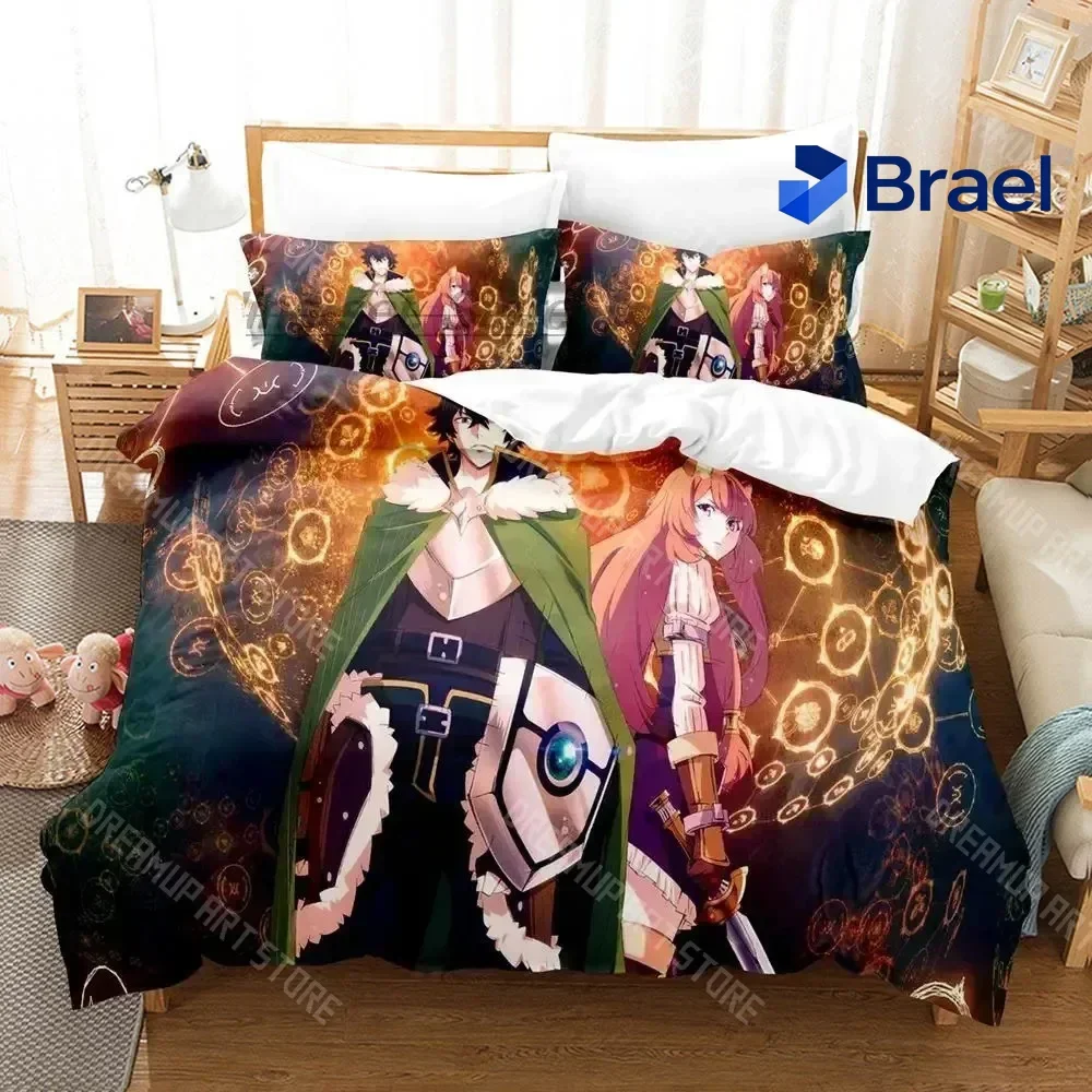 Exquisite 3D Print The Rising Of The Shield Hero Bedding Set Single Twin Full Queen King Size Bed Set Aldult Kid Bedroom Duvetco