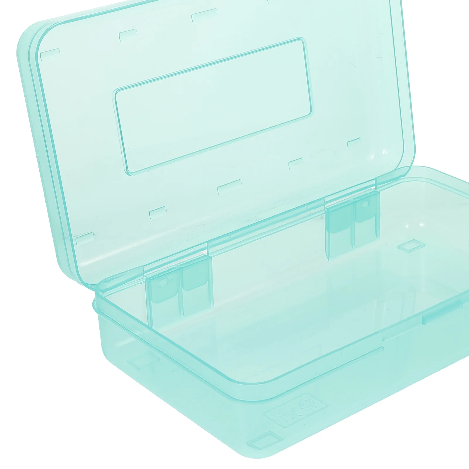 

3pcs Plastic Pencil Box Lightweight 1039 Sketch Stationery Case Green Red Yellow Classroom Office Storage