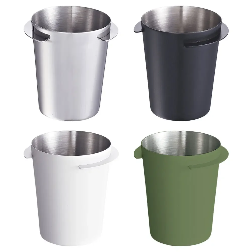 Чашка для дозирования кофе 51/53/58 мм, мерная чашка для кофейных зерен, нержавеющая сталь, чашка для дозирования кофе эспрессо, инструмент для кафе, бариста, полицейский кофе