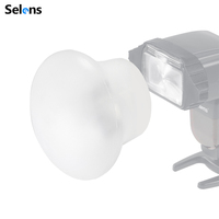 Selens Newest Flash Light Silicone Light Diffuser Rubber Sphere For Canon Nikon Yongnuo Camera Flash Light Photography Props