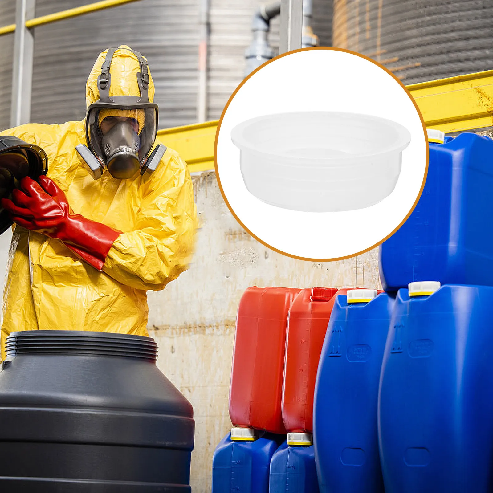 20 pièces Bouchons d'étanchéité en plastique pour seaux et fûts 20L 25L 30L, pour le stockage d'huile, d'eau et la protection contre la pression, ainsi que pour la manutention de grues et outils de déplacement