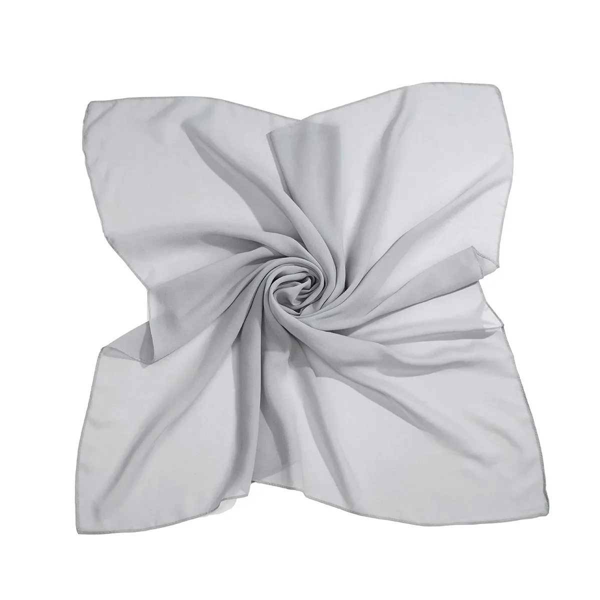 

Новый шифоновый квадратный шарф, однотонный тюрбан, мусульманский хиджаб, шали, шарфы, банданы, повязка на голову, платок, Turbante Mujer 90*90 см