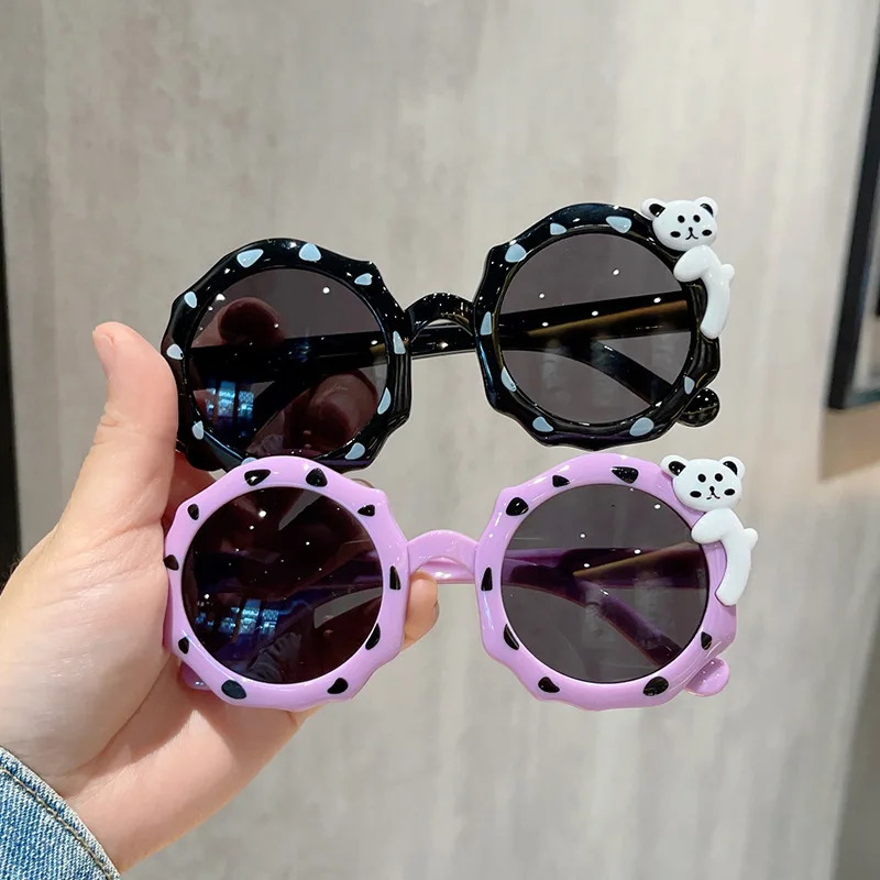 Classic Cartoon Sunglasses Koala Baby Frame Brand Designer Sun Glasses Girls Boys Gradient Colors UV Protection Eyewear UV400