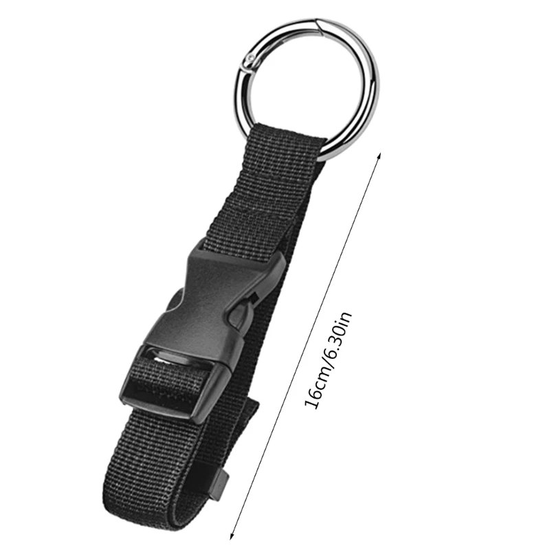 Add Bag Luggage Strap Coat Holder Gripper Handbag Clip Baggage Suitcase Backpack Circle Hook Adjustable Belt for Travel