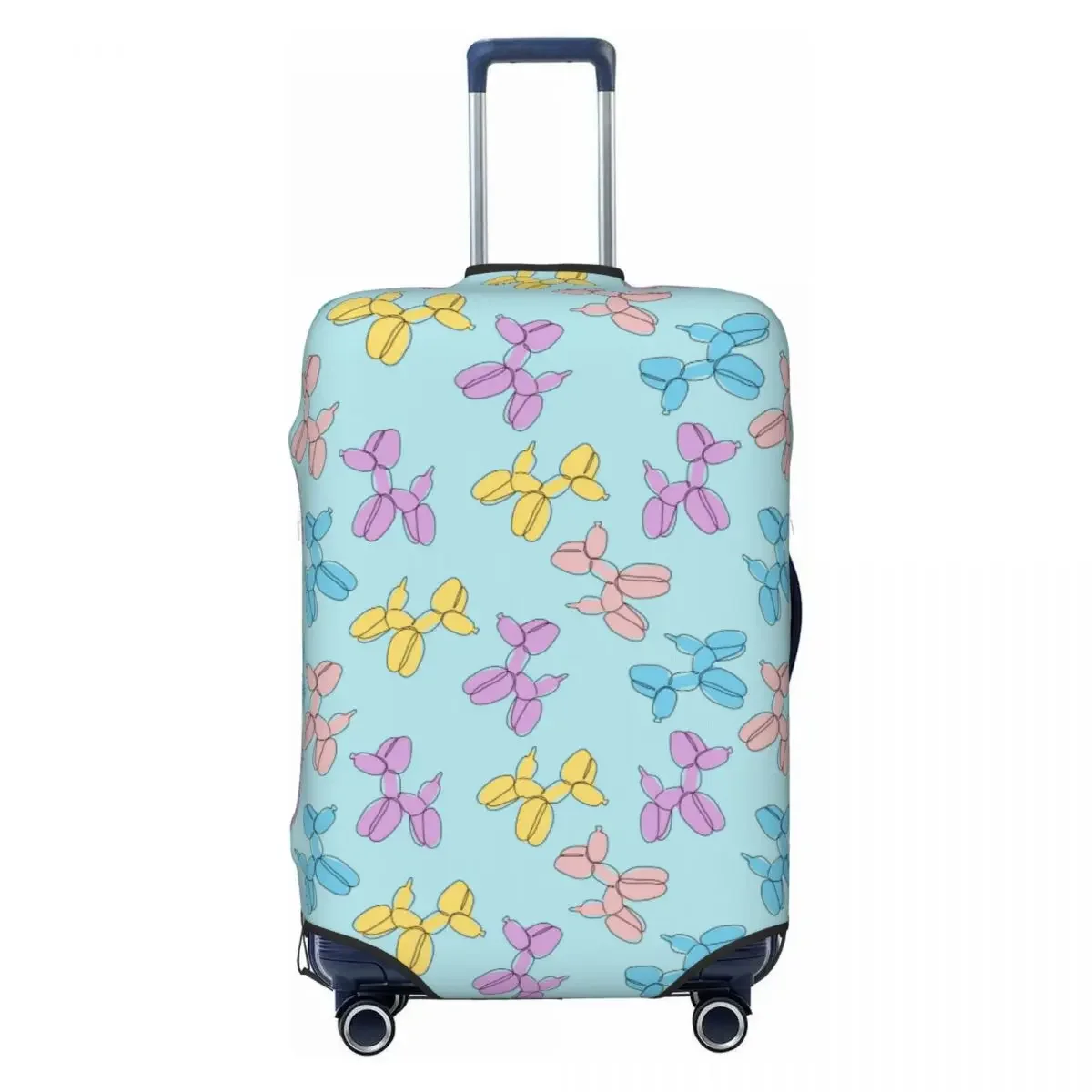 Balloon Dog Pattern Suitcase Cover Cartoon Animals Useful Cruise Trip Protector Luggage Case Vacation