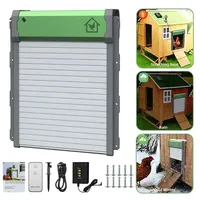 Innovative Solar Automatic Chicken Coop Door with Weatherproof Design for Happy Hens and Roosters