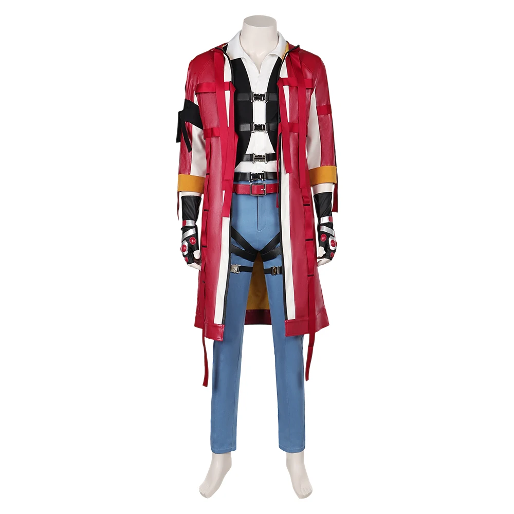 Jeu Lam Ken 8 Cos LEO Cosplay Costume, Outfit Net Coat, GlaPants Accessrespiration, Halloween Carnival, Roleplay for Adult Male