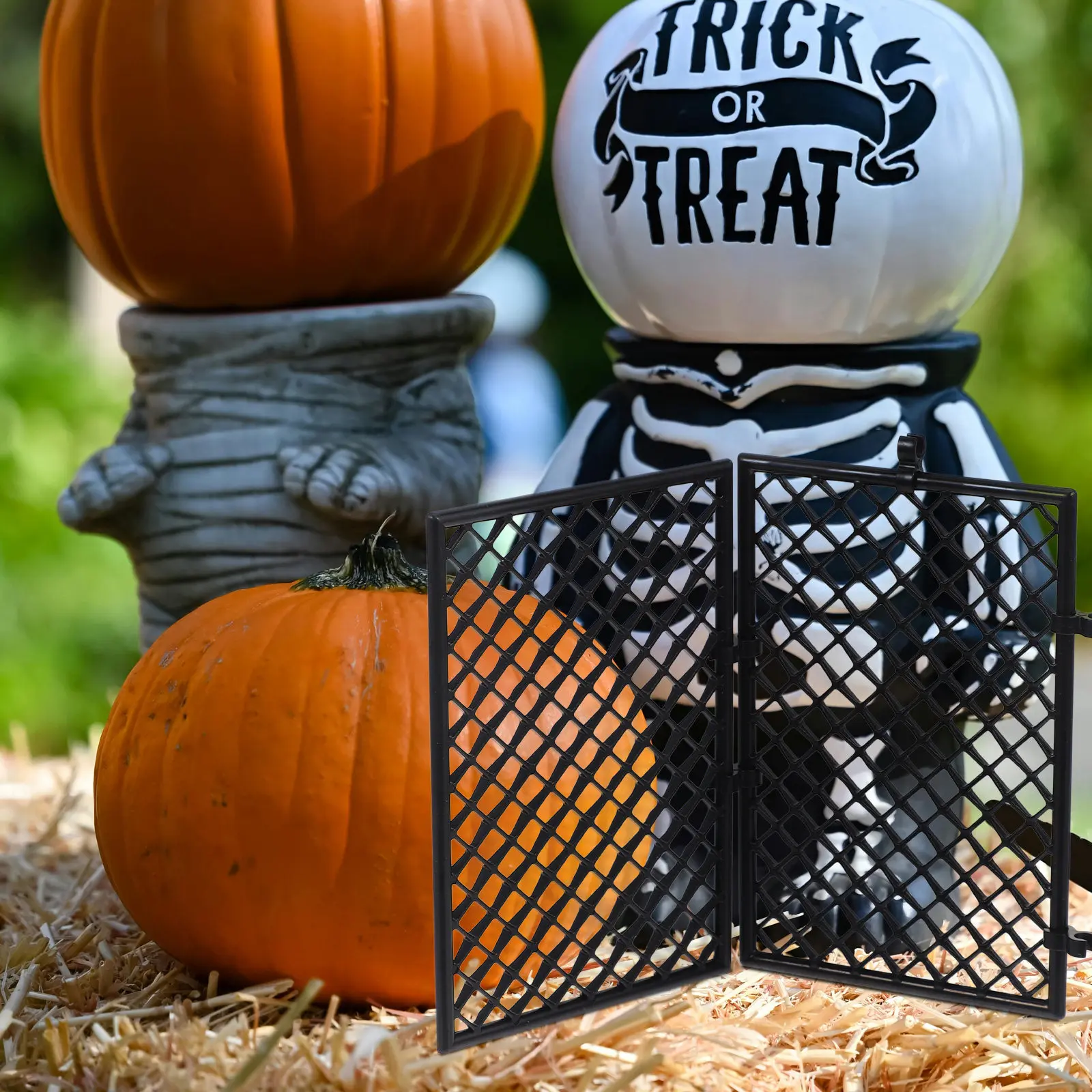 

6 set Mini Garden Fence For Plants Plastic Flower Bed Border Lawn Animal Barrier Yard Fencing Picket Ornament Dollhouse