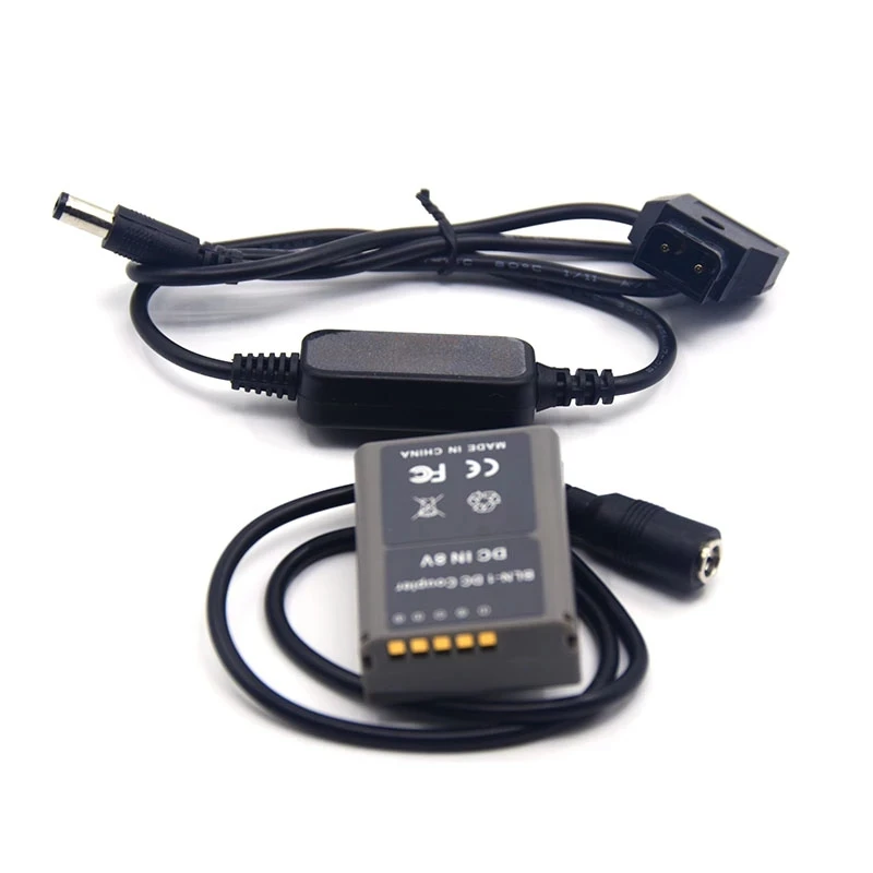 PS-BLN1 BLN-1 BLN1 Dummy Battery DC Coupler +12V-24V Step-Down Cable 8V For Olympus Digital Camera OM-D E-M5 II 2 E-M1 PEN E-P5