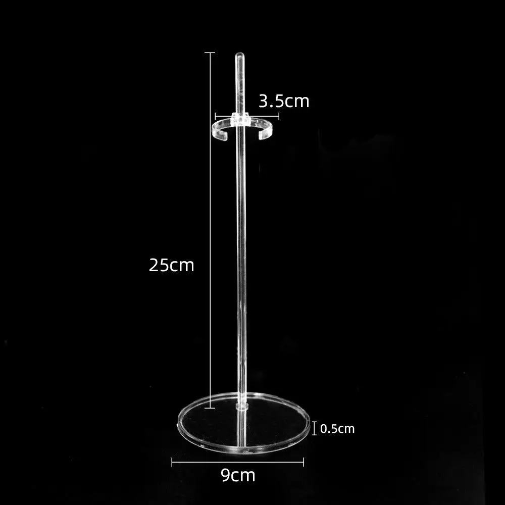 Bonecas de plástico para crianças, figura Display Holder, Stent boneca base fixa, brinquedos Stand, Plaything, 1:6