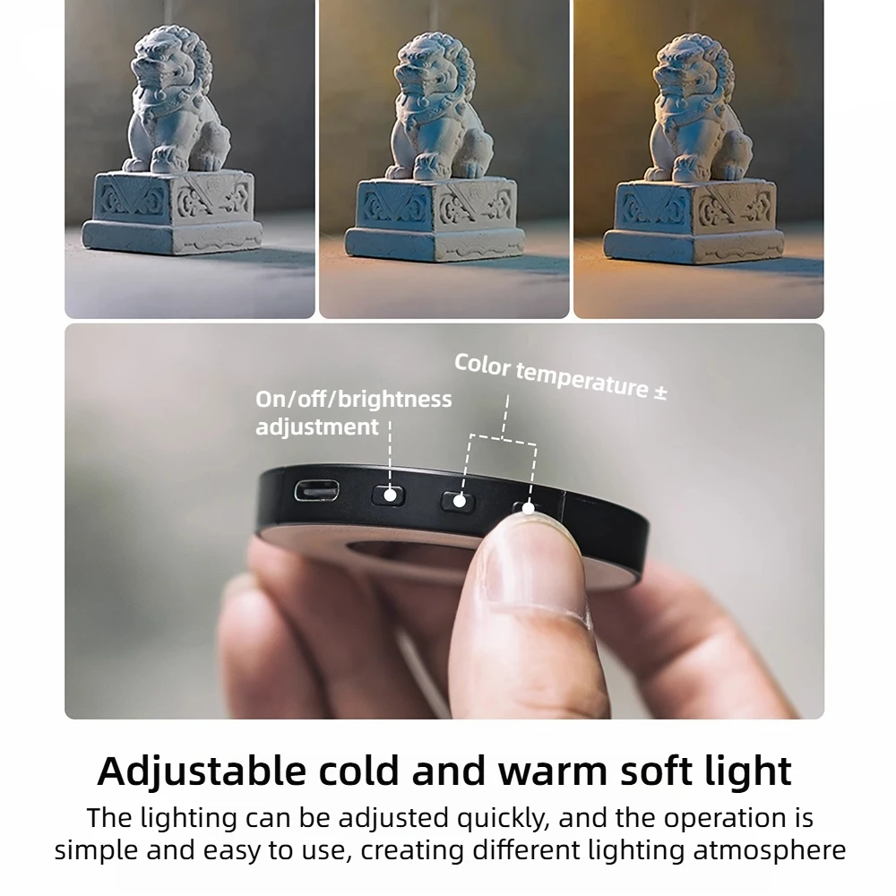 Luz de relleno LED magnética, lámpara brillante portátil ajustable para teléfono móvil inteligente, transmisión web en vivo, Selfie, accesorios para iPad