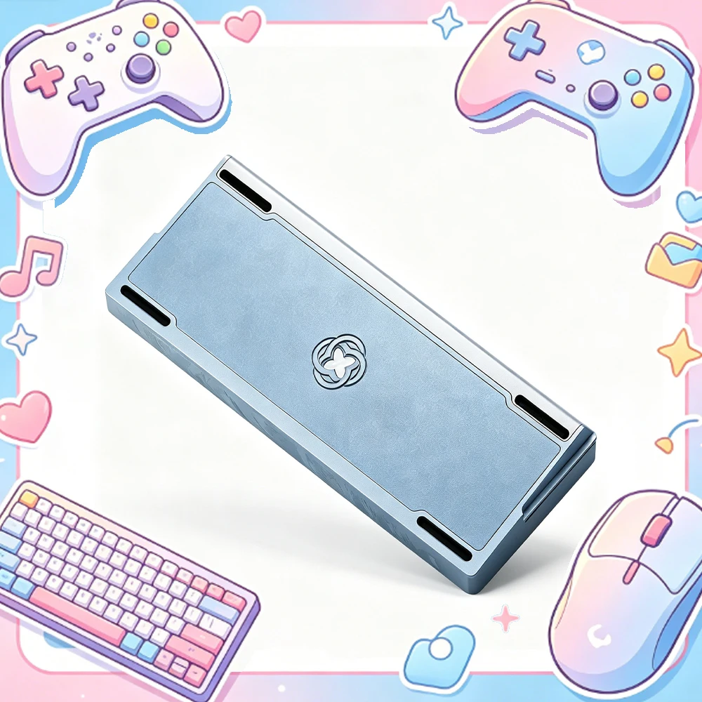 Urion UR M1x Keyboard Case for Wooting60/Wooting60v2/Gh60 Magnetic Axis Keyboard Case Ur M1x Silver Pc Accessories Cover Gifts