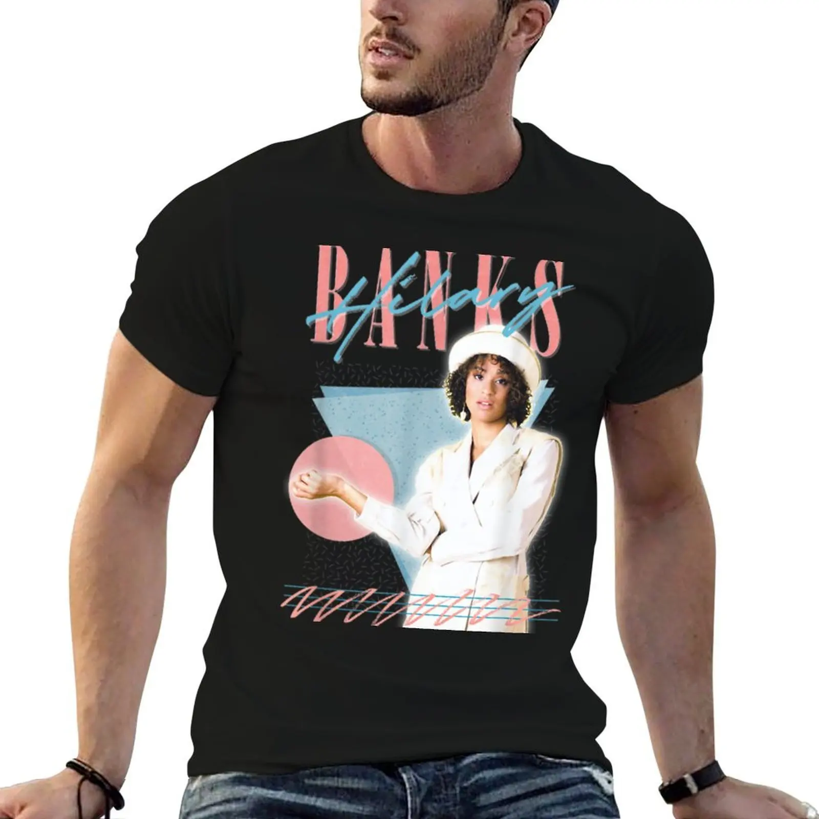 Hilary Banks T-Shirt summer shirt oversized t shirt tshirts for men