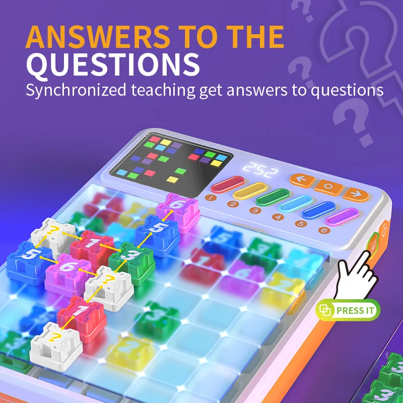 Children's Sudoku Puzzle Learning Machine for Logical Thinking Training Early Education Birthday Gift for 6-14 Years Old