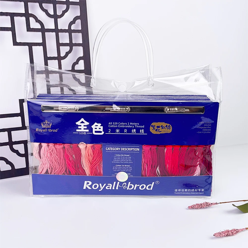 529 Colors Embroidery Floss Threads for Needlework