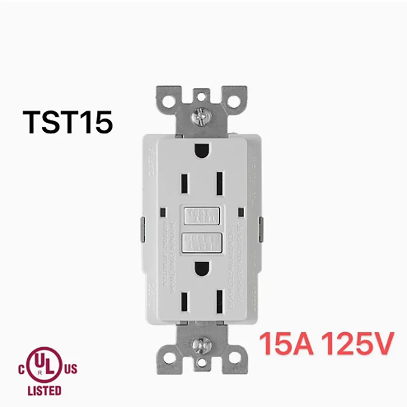 

Американская розетка для защиты от утечки GFCI с защитной дверью 15 а/20 А 125 в