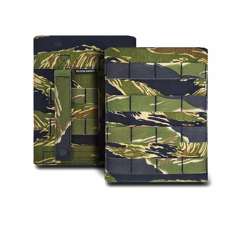 

Tactical Raiders Side Plate Pouch 6x7.5 NIR Compliant Green Tiger Camo TR105