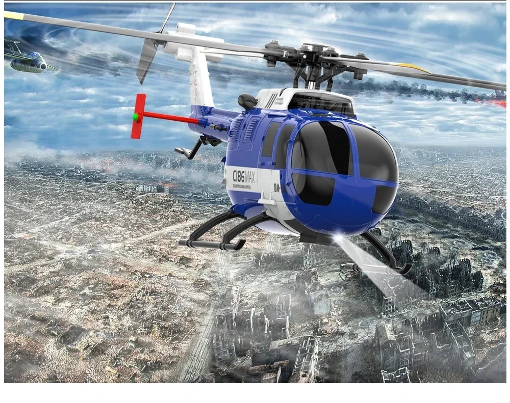 6 Axis Optical Flow Position RC Helicopter Flybarless 3D 6G Stunt Remote Control Helicopter for Adults Remote Control Aircraft