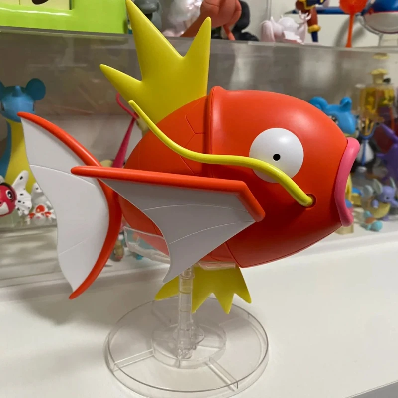 Bandai Original Pokemon BIG 01 Magikarp Anime Action Figure Simple Assembly Collectible Model Ornaments Toys Birthday Gifts Cute