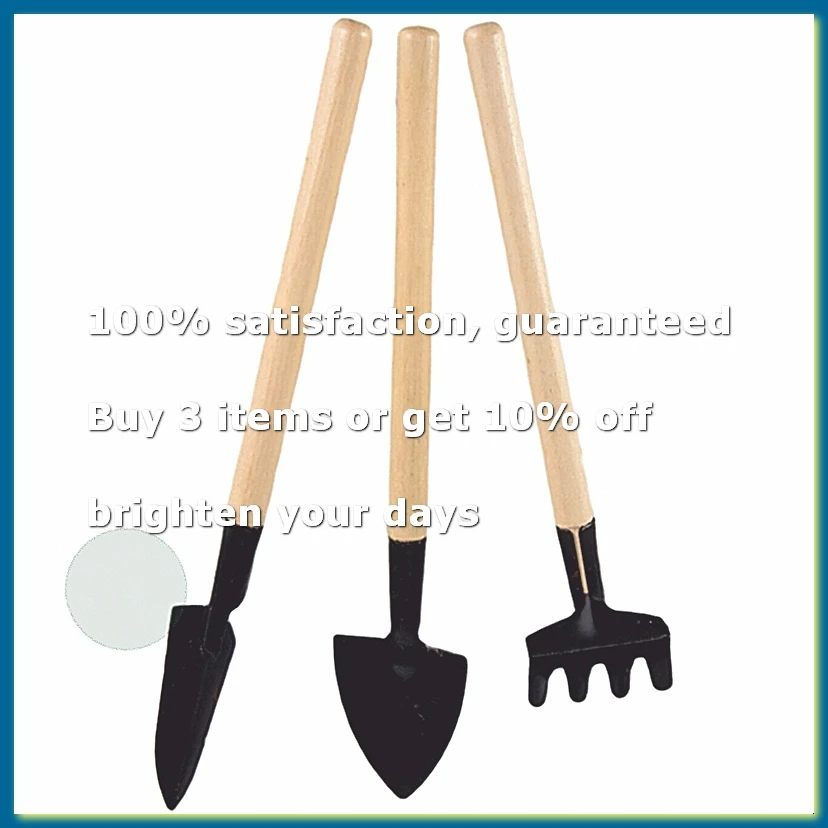 3 Pieces Small Gardening Hand Shovel Garden Trowel Transplanter Comfortable Ergonomic Handle Gardening Tool