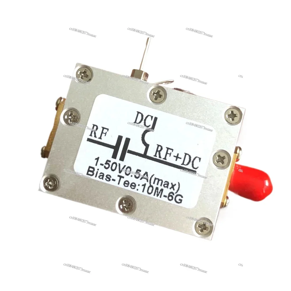 RF Biaser Bias Tee 10MHz-6GHz DC Blocker Coaxial Feed +case FOR HAM Radio RTL SDR LNA Low Noise Amplifier BiasTee Laser Drive