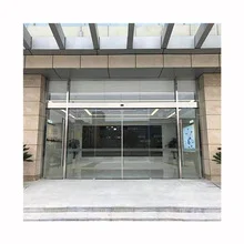 Traduzione elettrica dell'azienda Interruttore automatico Porta con sensore intelligente per ufficio Vetro temperato scorrevole per cancelli da sala espositiva per uffici