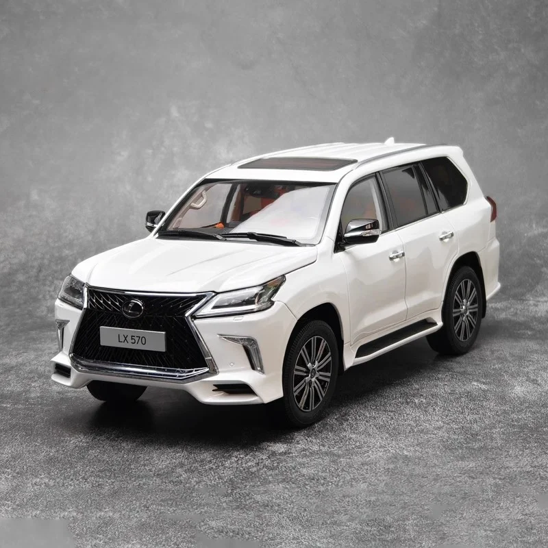 Lcd escala 1:18 Lexus Lx570 todoterreno Suv modelo completamente abierto simulación aleación Micro-fundido juguetes personalizados para niños colección regalo