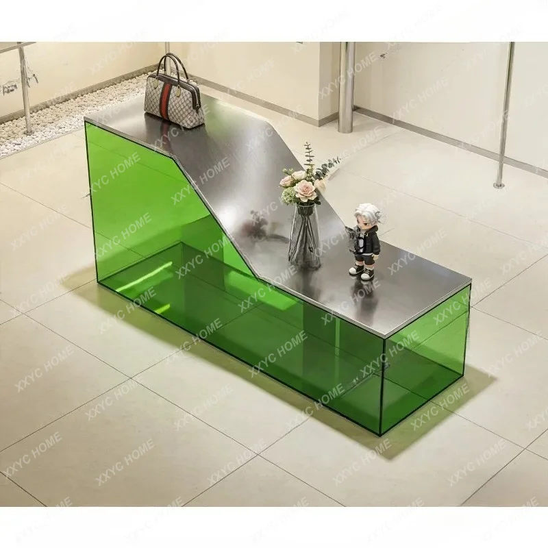 

Clothing store, stainless steel storage, jewelry display, shoe bag display, acrylic booth
