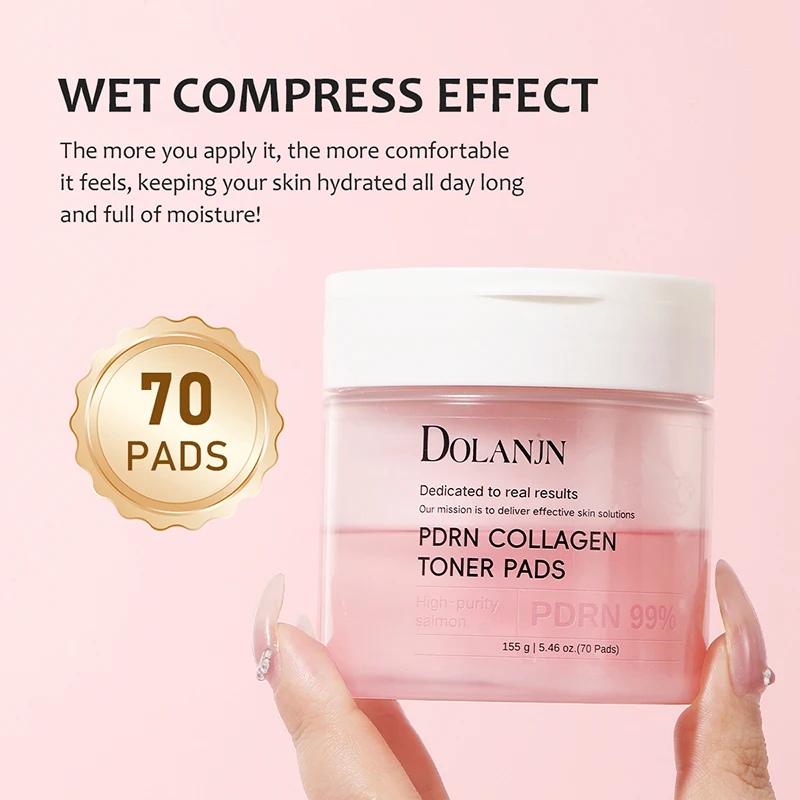 Zero Pore Exfoliating Toner, Succinic Acid Panthenol Gel Cleanser Cotton Pads Collagen Pore Minimizing Peeling Facial Skincare