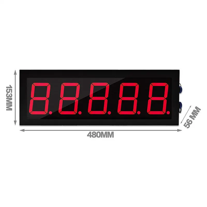 5-digit Digital Display Screen, Industrial Grade Rs485 Serial Port PLC Communication Module, LED Digital Display Screen