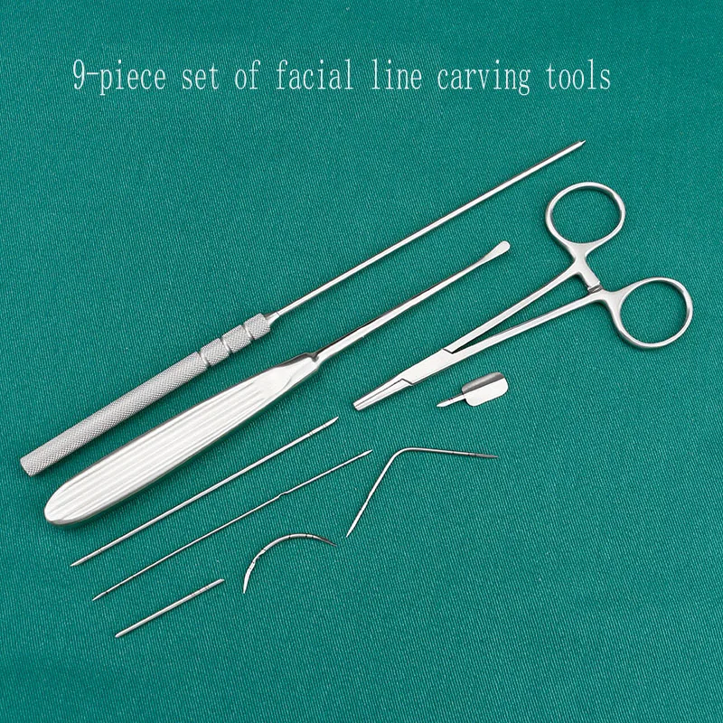 Facial guidance needle lifting puncture needle beauty and plastic surgery with holes