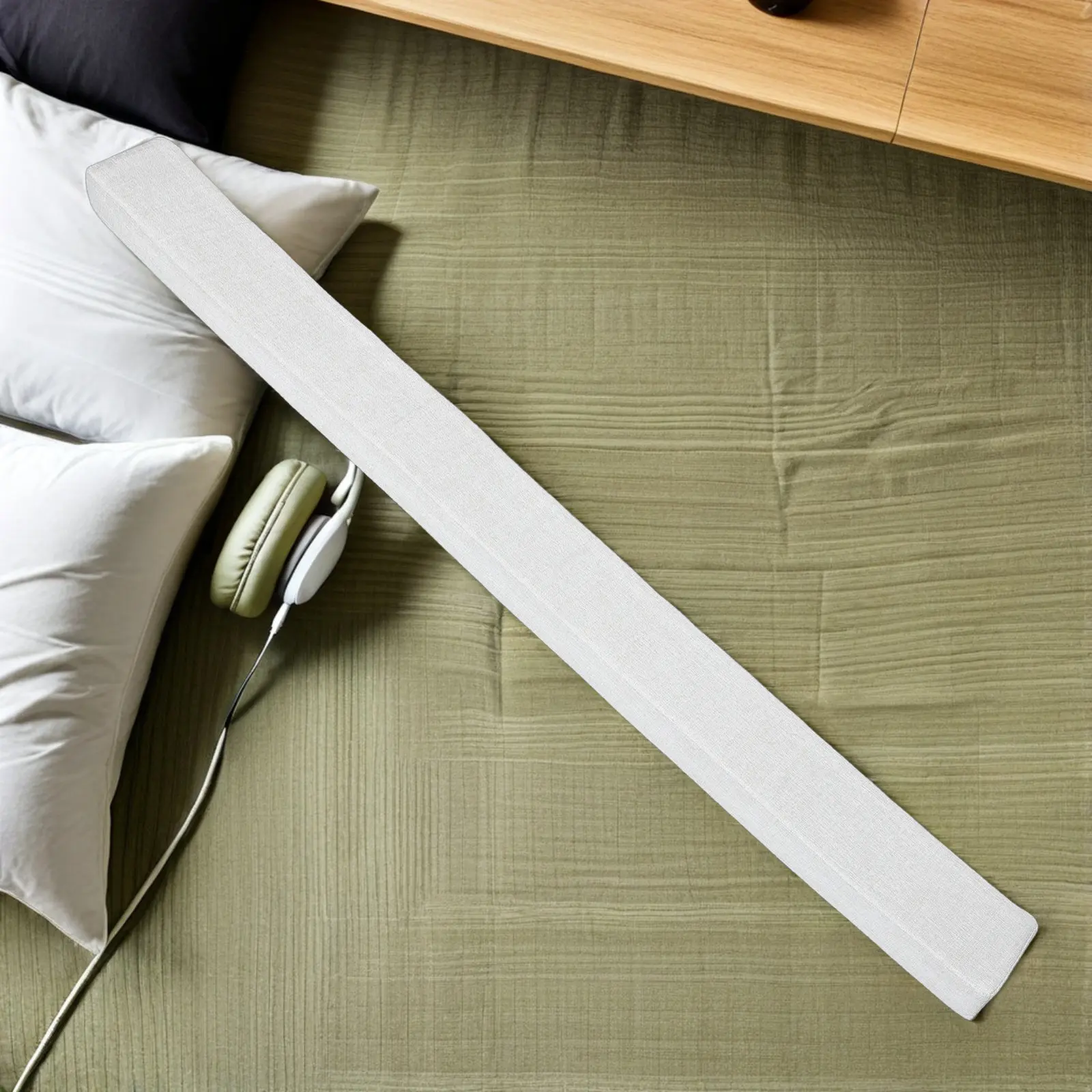 High-Density Sponge Bed Filler Mattress Crack Stopper Removable Cover Headboard Space Filler Wall Pillow