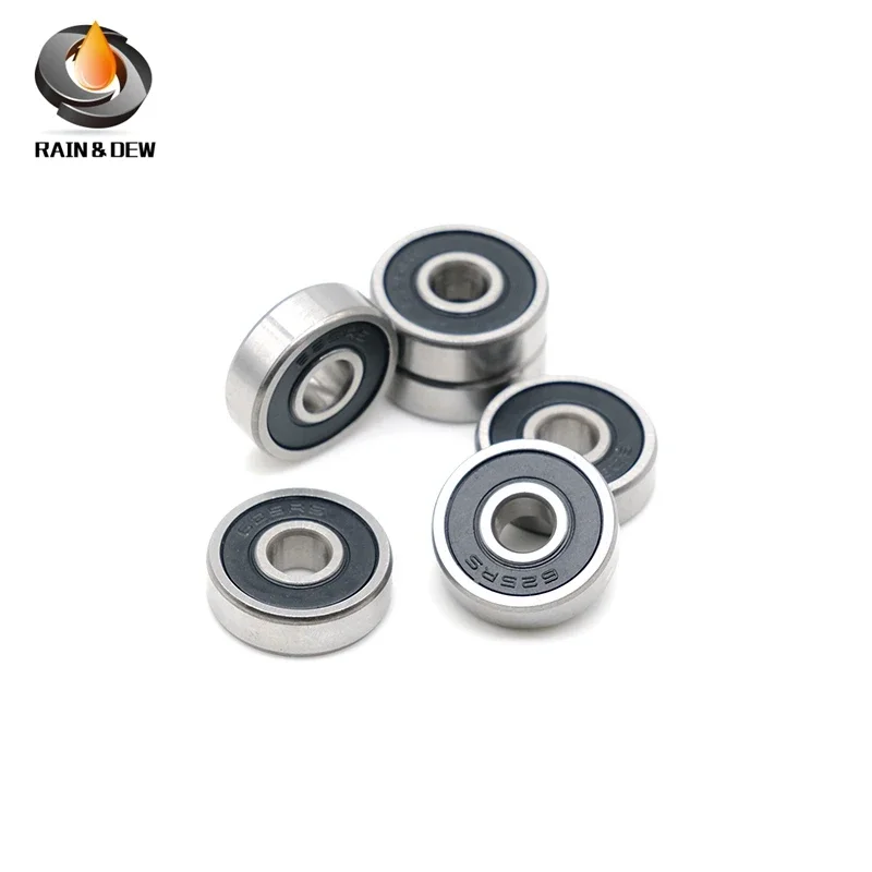 6PCS High Quality 626 2RS Bearing 6X19X6 mm  ABEC-7  Double Sealed Ball Bearings 626 2RS 626RS 626-2RS 626 RS