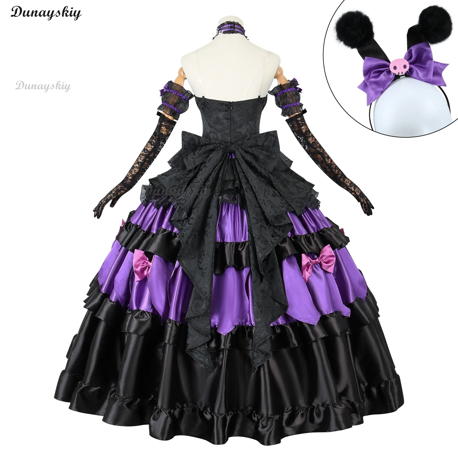 Disfraz de Cosplay de Game Identity V, Reina sangrienta María, nueva piel, vestido gótico de Lolita, tocado, peluca, trajes de Carnaval para fiesta de Halloween