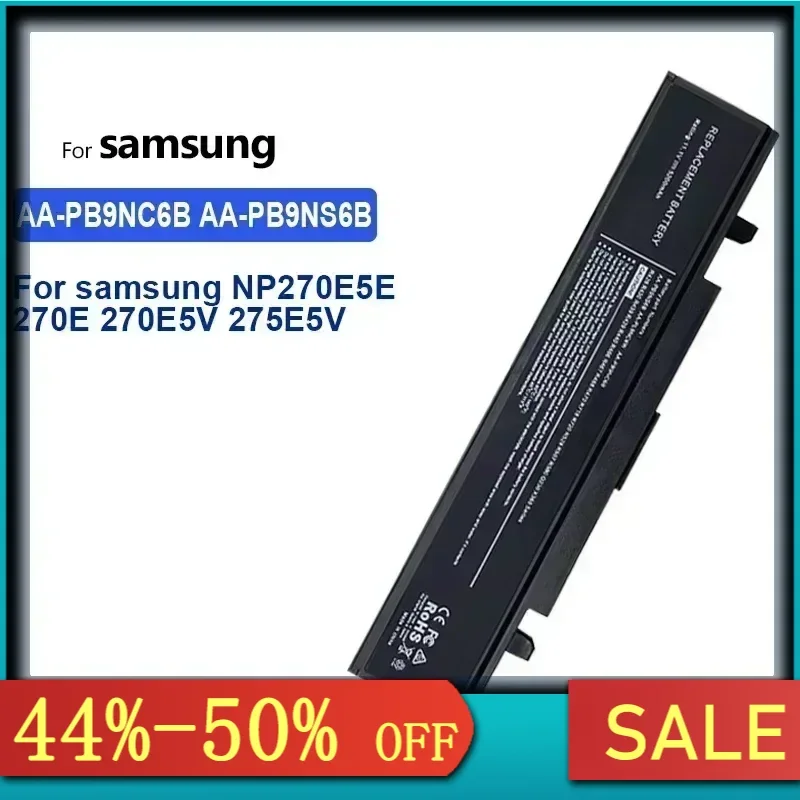 Replacement Battery AA-PB9NC6B AA-PB9NS6B 4400Mah For Samsung NP270E5E 270E 270E5V 275E5V Portable Batteries