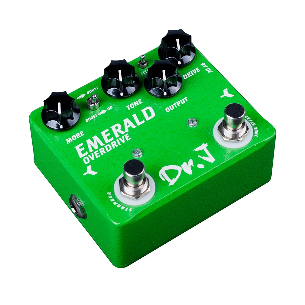 

D60 EMERALD Overdrive Pedal Electric Guitar Effect Pedal Mosfet Diode Clipping 15dB Boost True Bypass Guitar Parts & Accessories