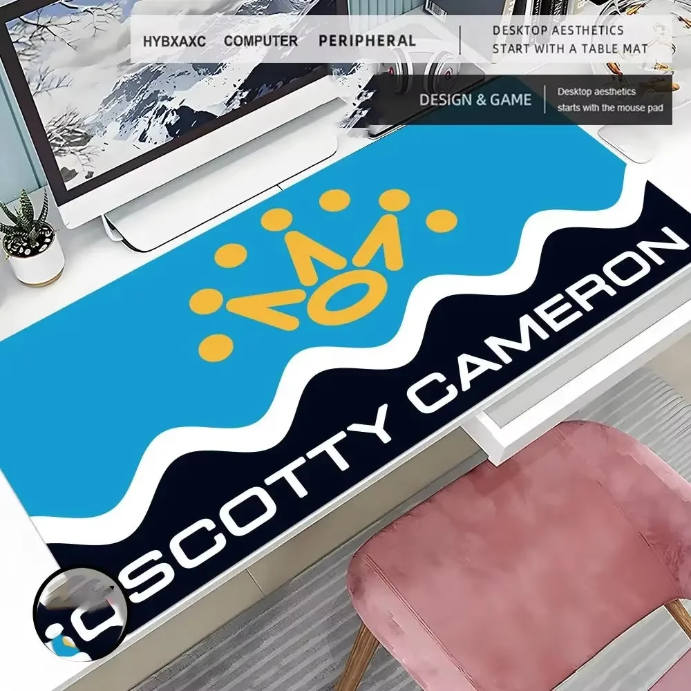 Large Mouse Pad S-Scotty C-Camerons Printed Carpet Desk Mouseapad Extended Gaming Keyboard Mat Large XXL Gamer Mousepad Deskmat