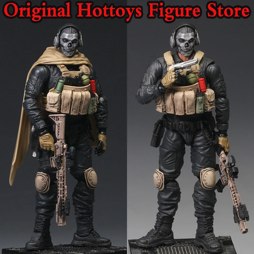 

In Stock 1/18 Scale Men Soldiers Modern Warfare Special Forces Ghost Full Set 3.75-inches Action Figure Doll Collection