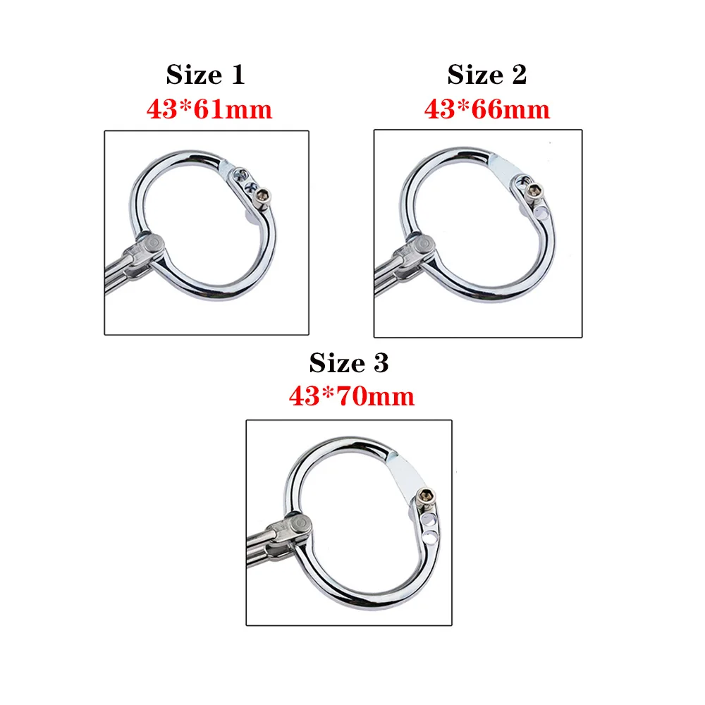 Metal Handcuffs Stainless Steel Wrist Cuff Ankle Cuffs Unisex Restraint Hand Feet Bondage Sex Toy Police Role Cosplay Tools