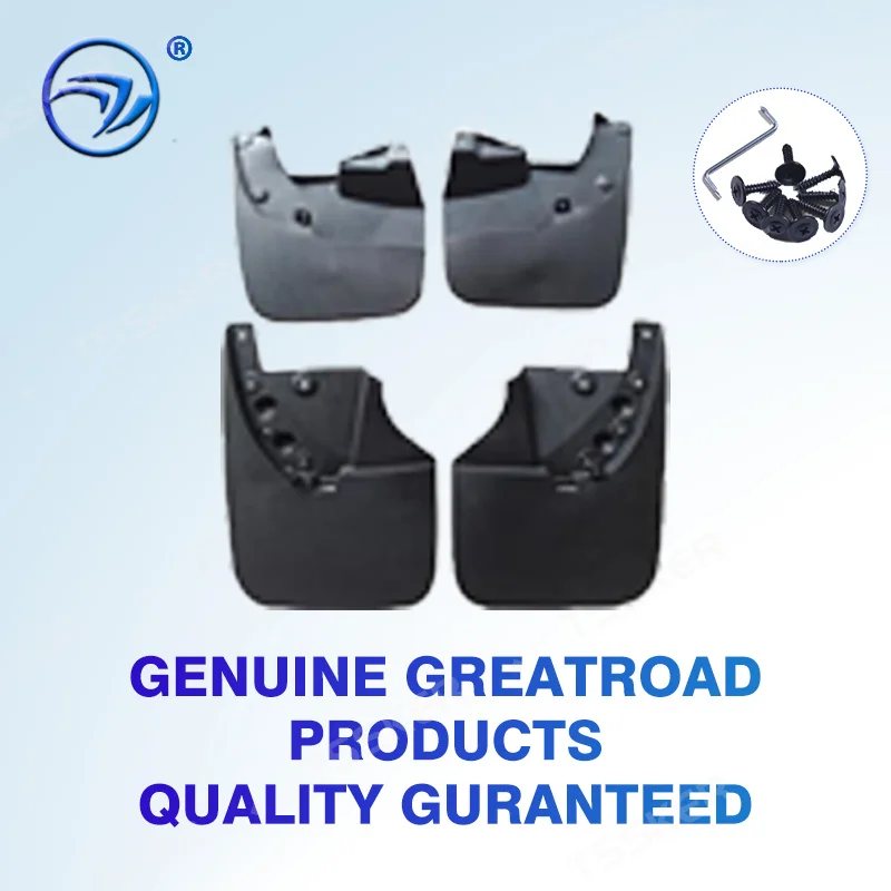 4Pcs Mud Flaps Splash Guards For Toyota Tundra 2007 08 09 10 11 - 2019 Front and Rear Mudguards High Grade Semi-Rigid ABS Platic