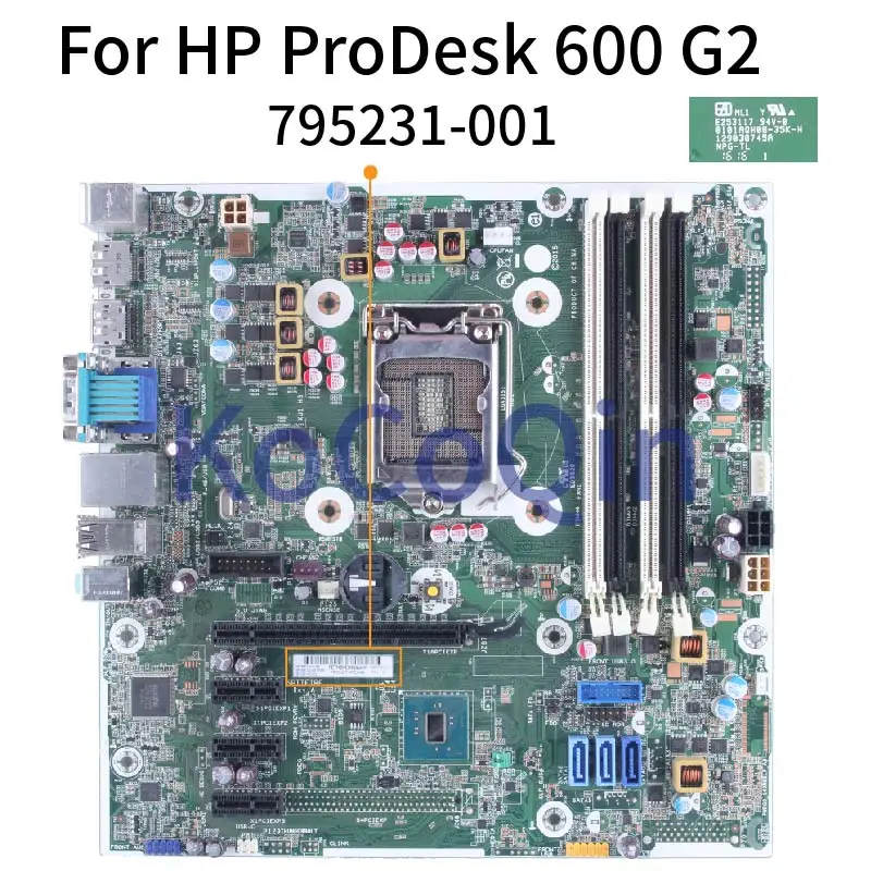 For HP ProDesk 600 G2 Desktop Mainboard 795231-001 E253117 0101AQH08-35K-H DDR4 Motherboard