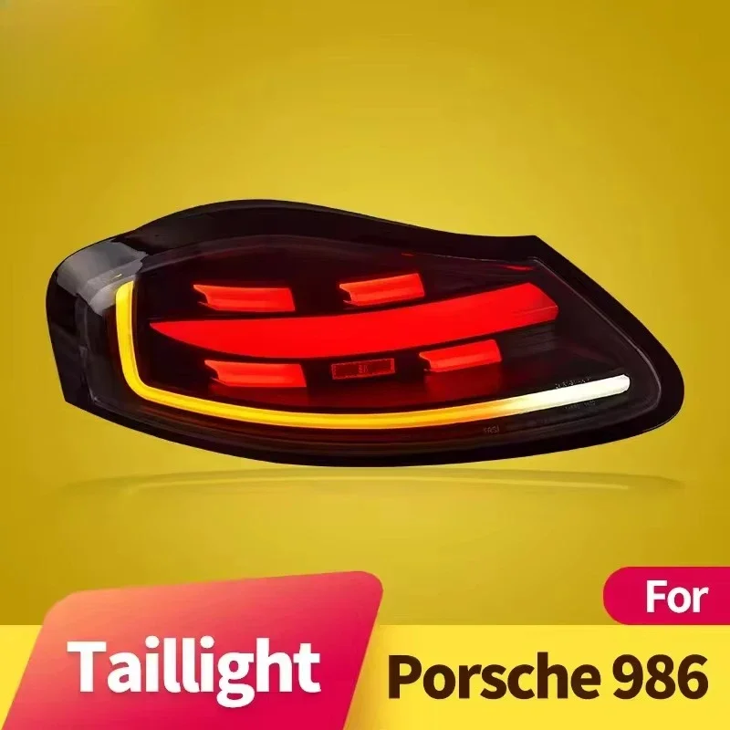 LED Tail Light Assembly for Por-sche 986 1997 2004 Driving Brake Lamp Dynamic Sequential Turn Signal Car Upgrade Style