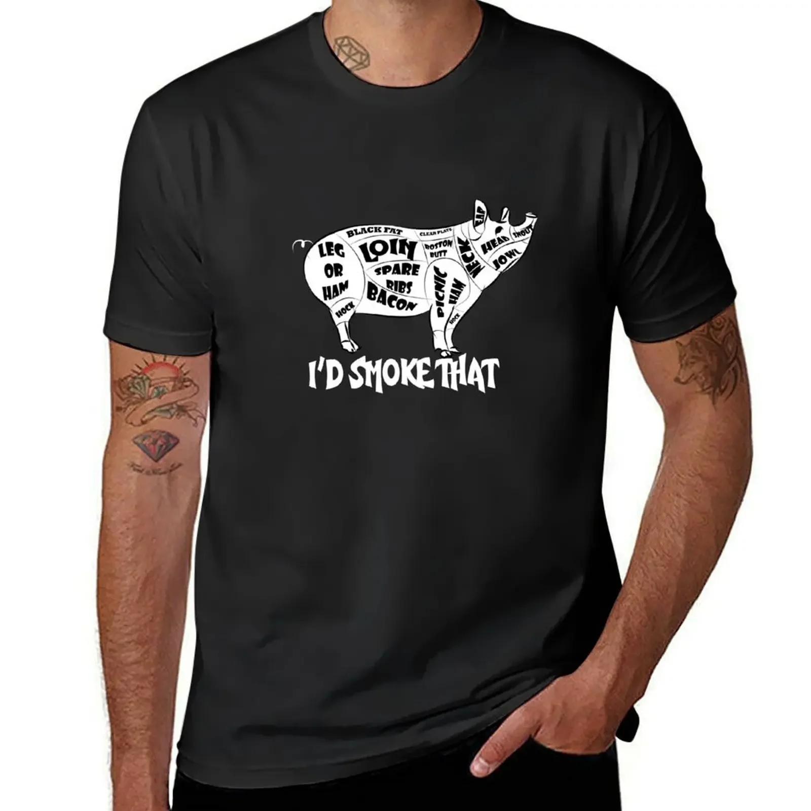 I'd Smoke That T-Shirt tees oversized t shirt plus sizes mens tall t shirts